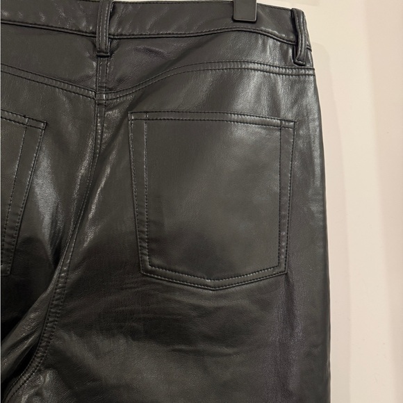 Aritzia Wilfred Melina High-waisted Vegan Leather pants size 14 - Picture 9 of 16